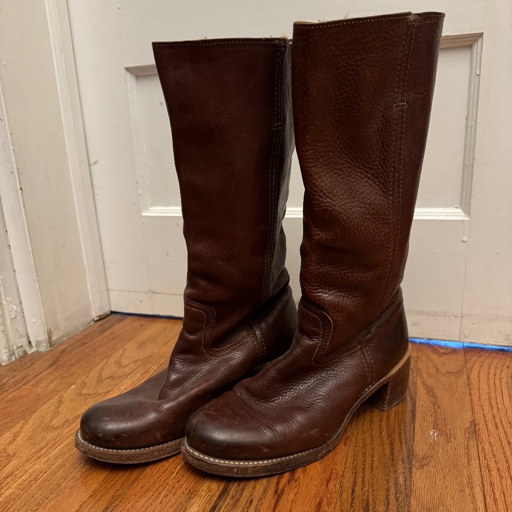 Frye Tall Campus Riding Boots Size 9